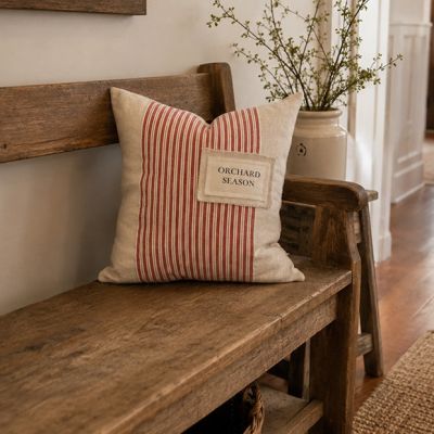 Orchard Season Handmade Accent Pillow