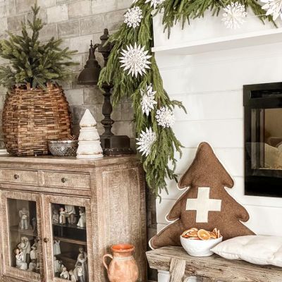 Paper Snowflake Garland