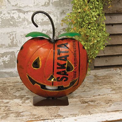 Patchwork Jack Recycled Metal Luminary
