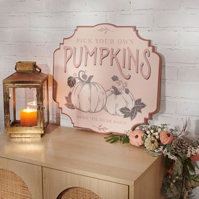 Pick Your Own Pumpkins Fall Wall Sign