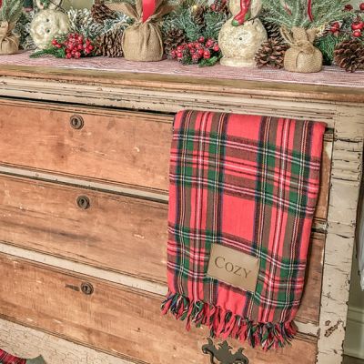 Plaid Carry Along Throw