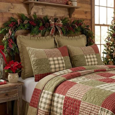 Prairie Farmhouse Patchwork King Sham Set of 2