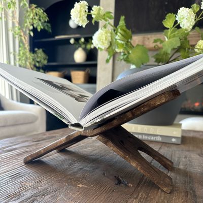 Primitive Wood Book Holder