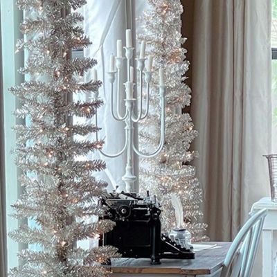 Provincial Iron Tabletop Candelabra