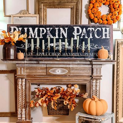 Pumpkin Patch Canvas Wall Sign