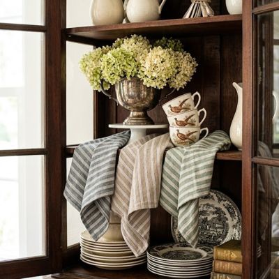Quiet Cottage Striped Kitchen Towel Set of 3