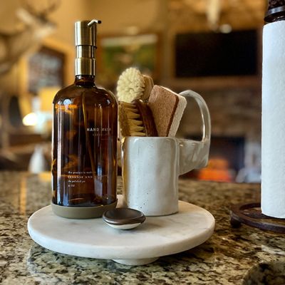 Reactive Glaze Stoneware Sink Organizer