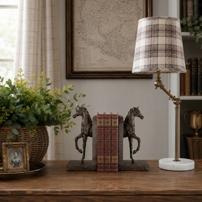 Regal Trotting Horse Bookends