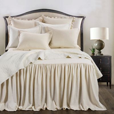 Romantic Drop Ruffle Bedspread and Sham Set