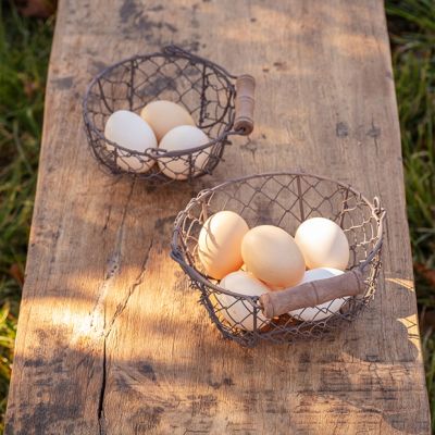 Round Wire Basket Set of 2