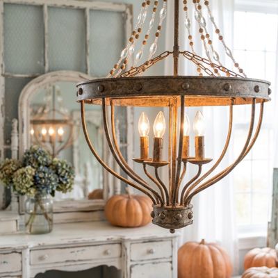 Royal Manor Beaded Chandelier