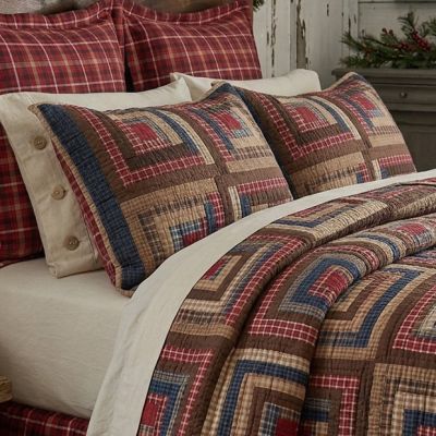 Rustic Americana Patchwork Standard Sham