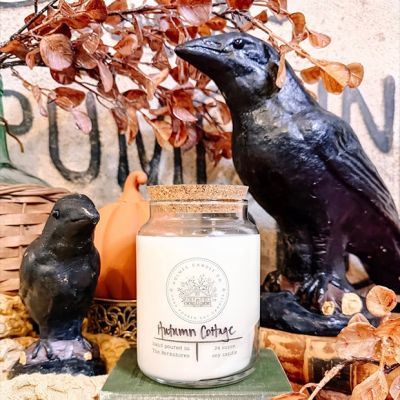 Rustic Crow Figurine