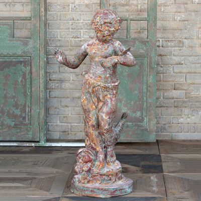 Rustic Elegance Butterfly Girl Sculpture