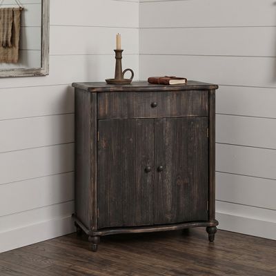 Rustic Farmhouse 2 Door Cabinet Table