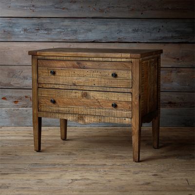Rustic Farmhouse 2 Drawer Chest