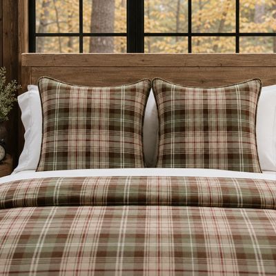 Rustic Retreat Plaid Euro Sham
