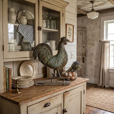 Rustic Rooster Weathervane