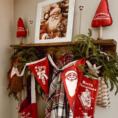 Santa Christmas Pennant Banner