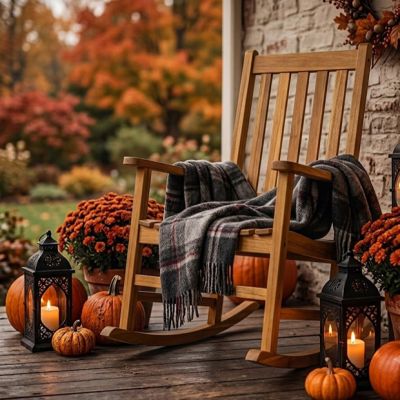 Shaker Style Front Porch Rocker