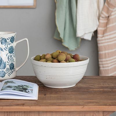 Speckled Stoneware Mixing Bowl