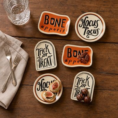 Spooky Sayings Mini Dish Set of 6