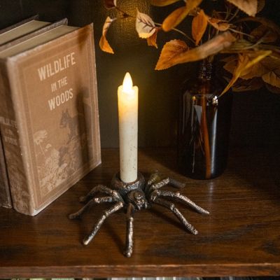 Spooky Spider Taper Candle Holder