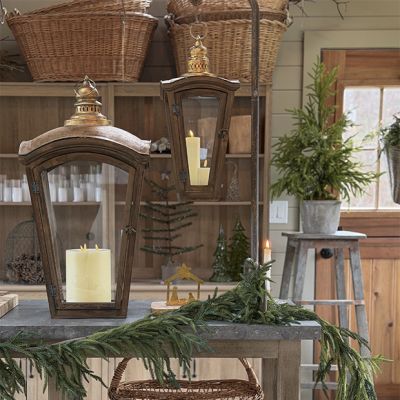 Stately Candle Lantern Set of 2