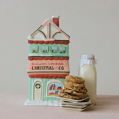 Storybook Christmas Cookie Jar