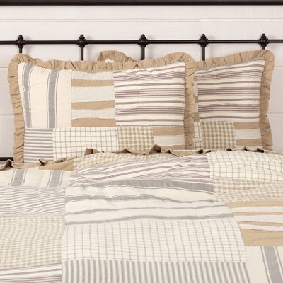 Stripe Pattern Country Sham Standard