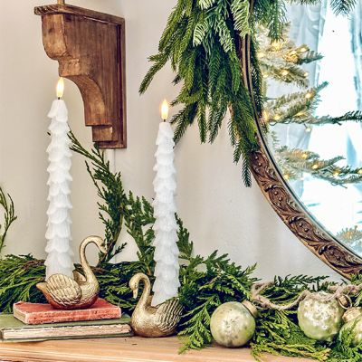 Swan Candle Holder Set of 2