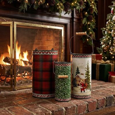 Tartan and Traditions Metal Bucket Set of 3