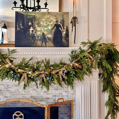 Tied Bow Garland