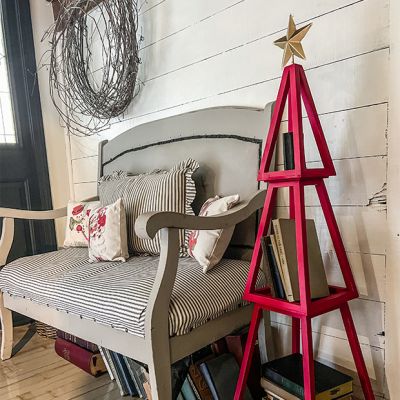 Tiered Tree Shelf Display Stand
