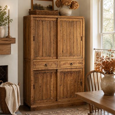 Timeless Accents Elm Storage Cabinet