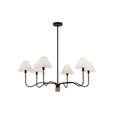Timeless Elegance 6 Arm Chandelier