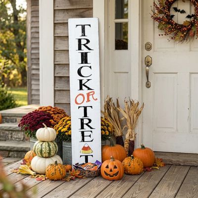 Trick Or Treat Wood Wall Decor