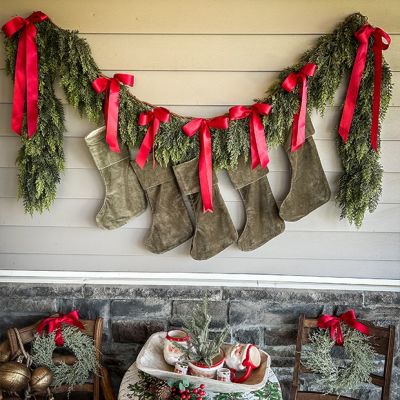 Velvet Christmas Stocking