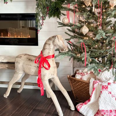 Vintage Inspired Hobby Horse Statue