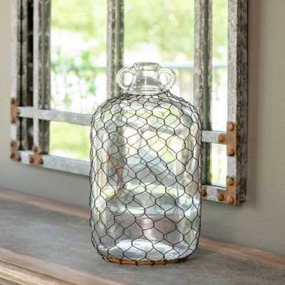 Wire Wrapped Moonshine Jug