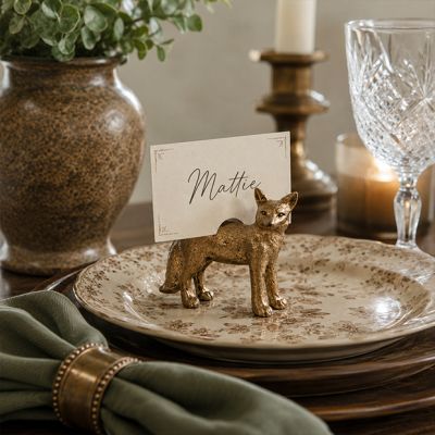Woodland Critter Fox Place Card Holder Set of 6