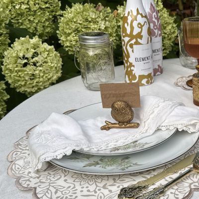 Woodland Critter Owl Place Card Holder