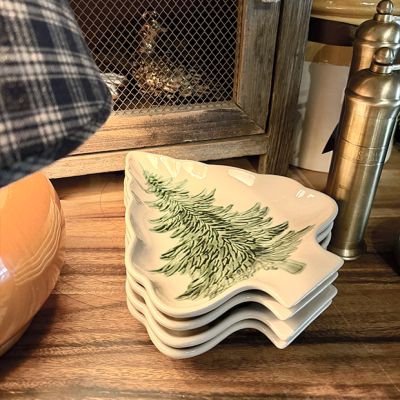 Woodland Pine Tree Dish Set of 4