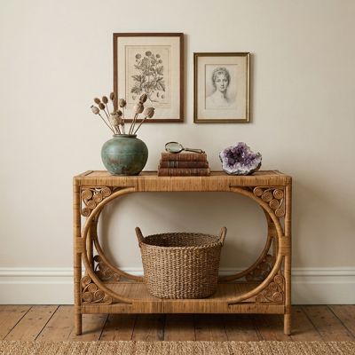 Woven Heritage Rattan Console Table