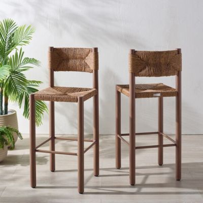 Woven Porchside Bar Stool Set of 2