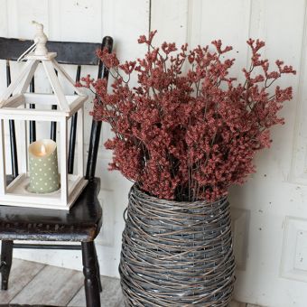 Decorative Flocked Spray Set of 6