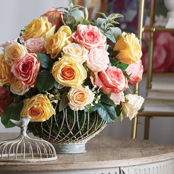 3 Stem Yellow Rose Bundle 28 Inch