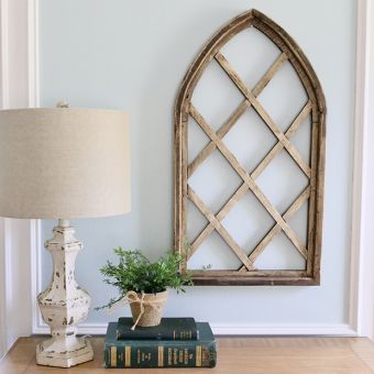 Lattice Arched Window