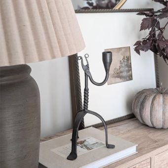 Antique Reproduction Footed Taper Holder