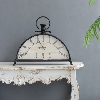 Antiqued Arched Tabletop Clock